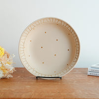 Chiho Yoshida 穗屋工房 Large Round Deep Plate - CY33