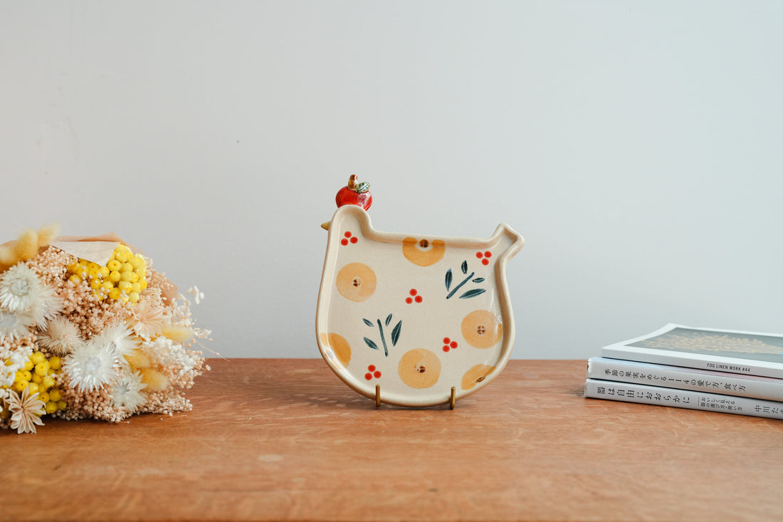 Kumiko Ishikawa 石川久美子 Bird Plate KI02