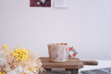 Cozy Nook - Flower Ring Handle Mug- CN05 #3
