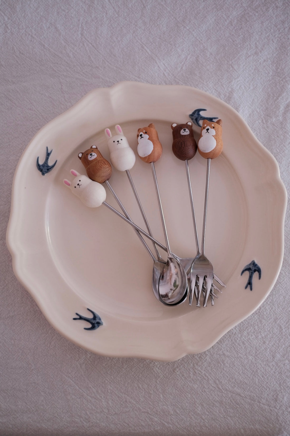 Grapport Animal Teaspoon & Dessert Fork Collections