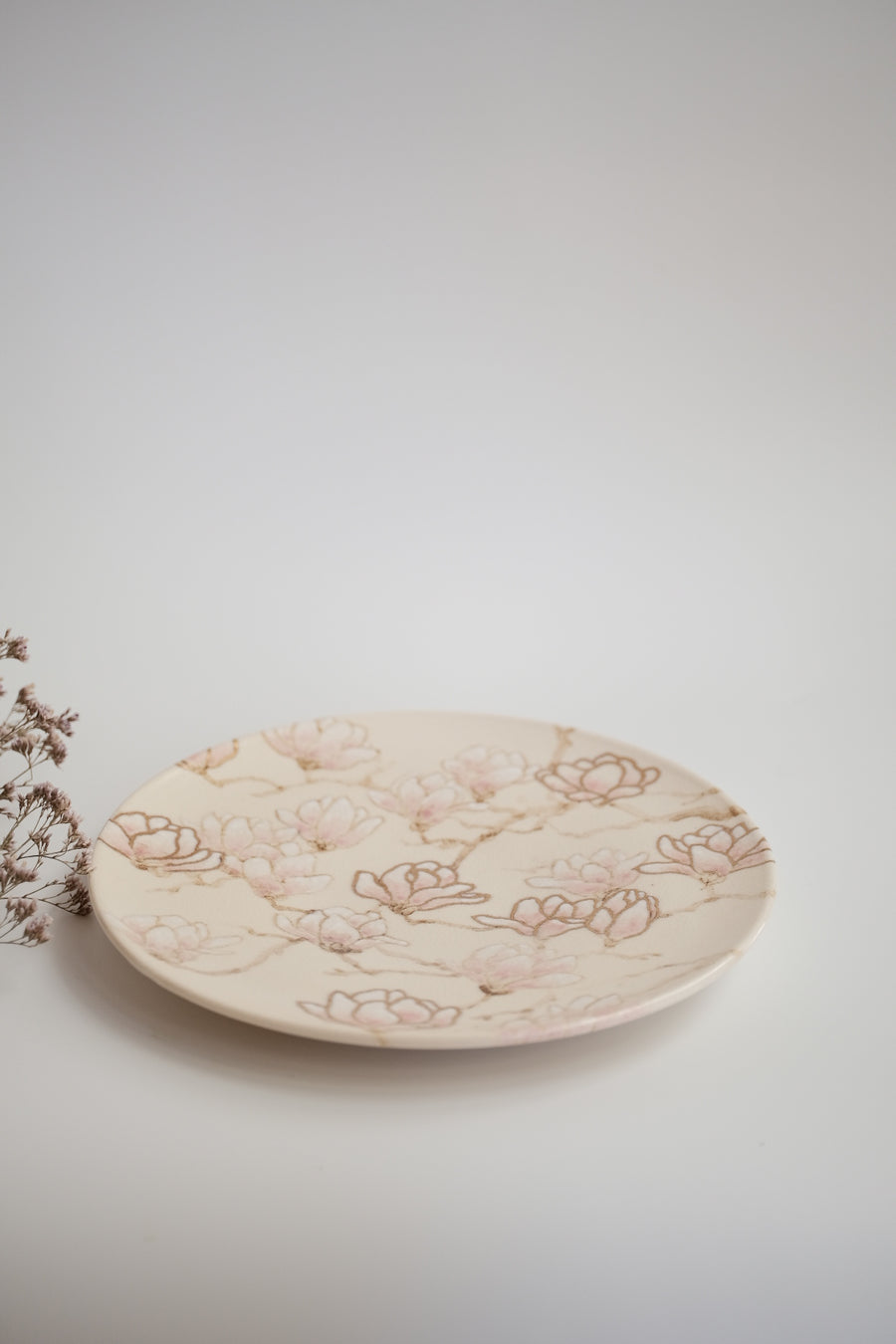 Taki Tomoda 友田多紀 Magnolia Large Plate - TT07