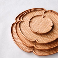 Kazunori Takatsuka 高塚和則 Flower Plate Cherry Wood Large KU07