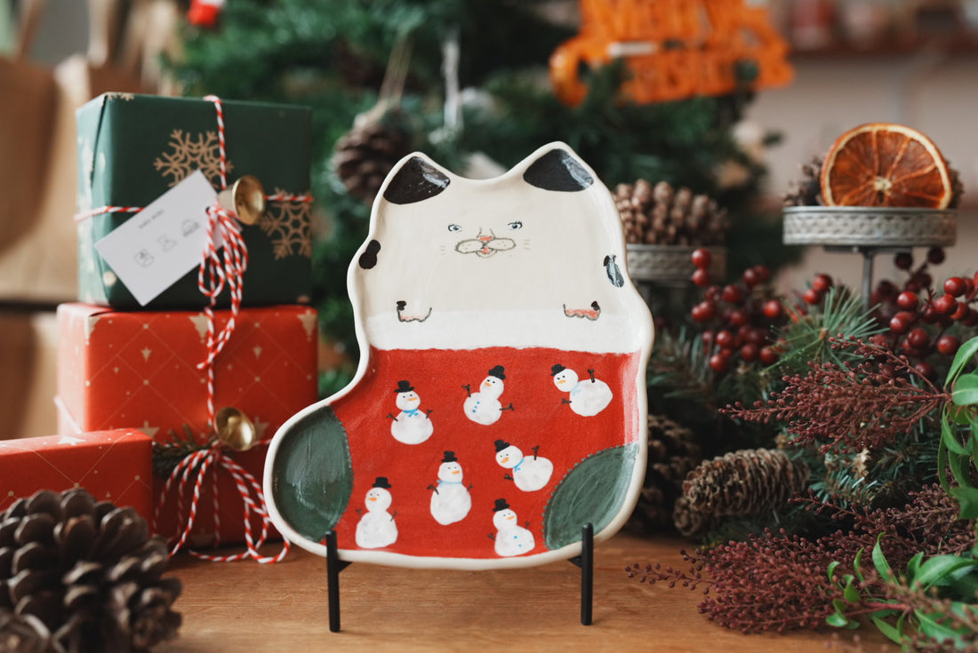 Coco Stone Christmas Plate CS03 #1