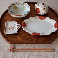 Wooden Half Moon Tray