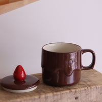 DECOLE Candle Cake Mug with Lid