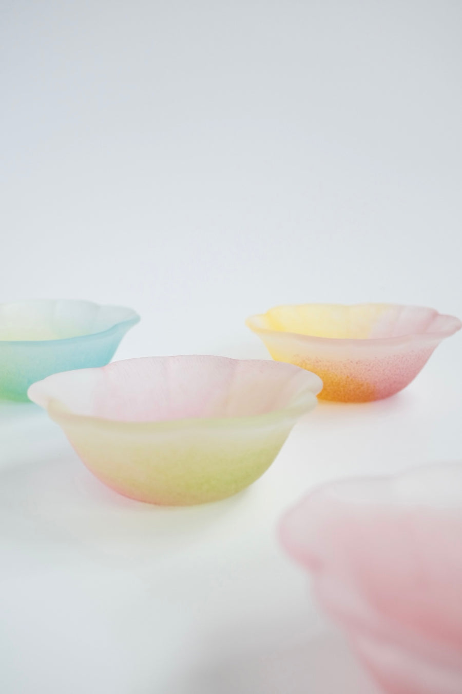 Aika x Iwasawa Glass Handmade Sakura Shaped Glass