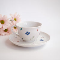 KANA KOBAYASHI 小林加奈 Coffee Mug and Saucer Set - KK10