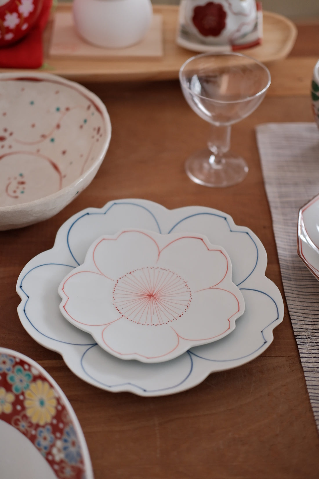 Hasami Ware Sakura Plates