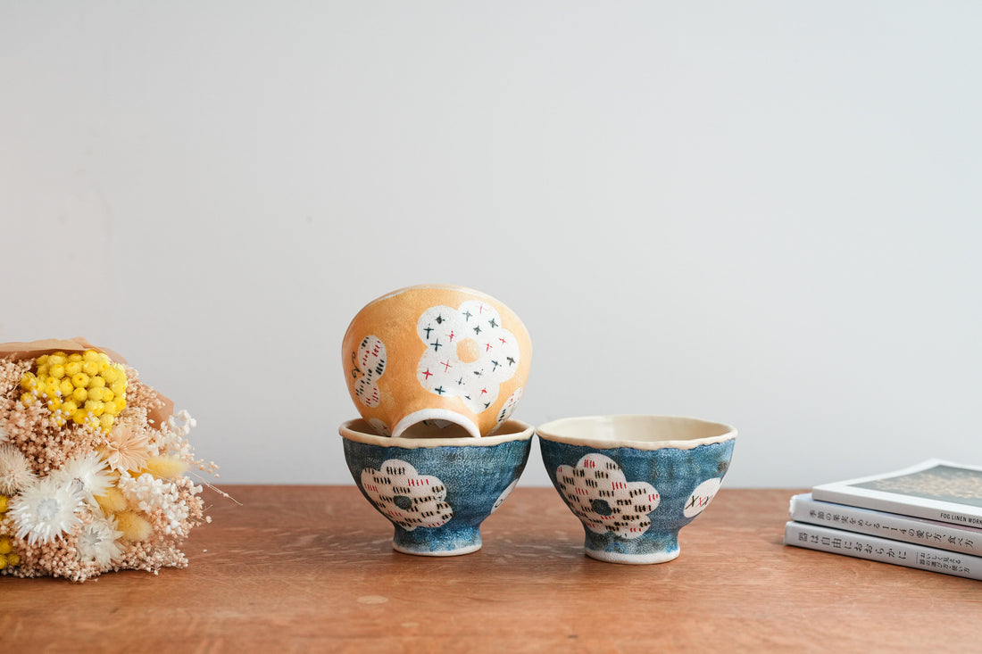 Hapun Pottery 拝志睦子 Rice Bowl HP08