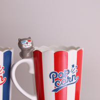 DECOLE Home Cinema Party Popcorn Mug/Snack Bowl