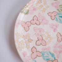 Taki Tomoda 友田多紀 Pink Hydrangea Medium Plate - TT16