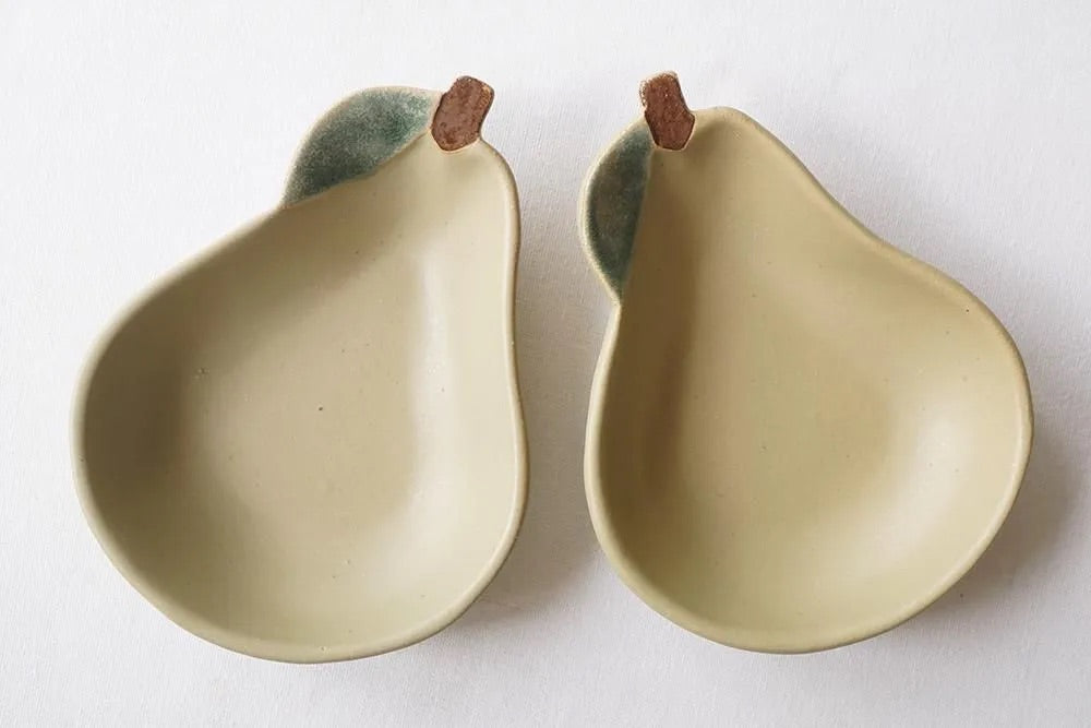 Mashiko Pottery Yoshizawa Pear Small Plate