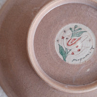 Tsubouchi Mayumi 坪内真弓 Hand Painted Round Plate MT14 - #3