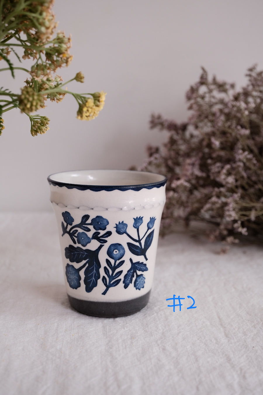 Nakagaki Tomoko Kohiki Hand Painted Free Cup - KP7