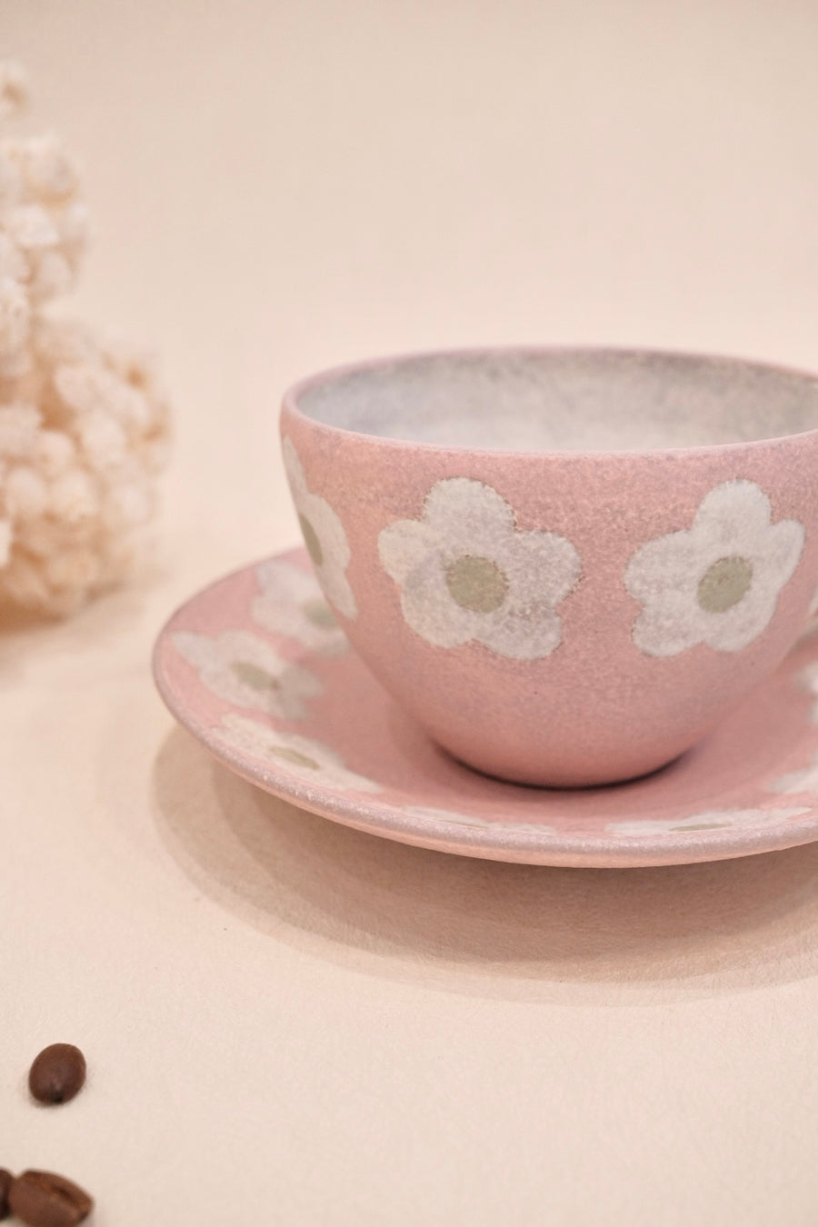 Kei Mitsumochi ミツ持啓 Flower Mug - Pink KM57
