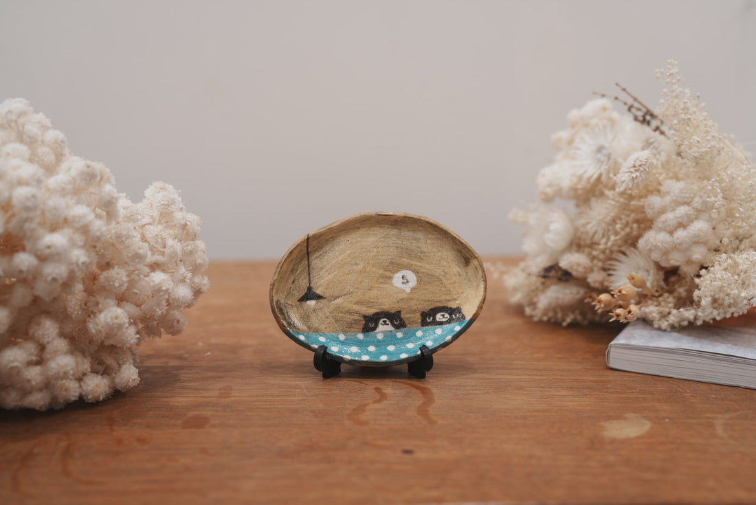 Fumiko Tsuchihashi 土橋文子 - Mini Oval Plate FT18 #3