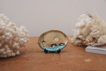 Fumiko Tsuchihashi 土橋文子 - Mini Oval Plate FT18 #3