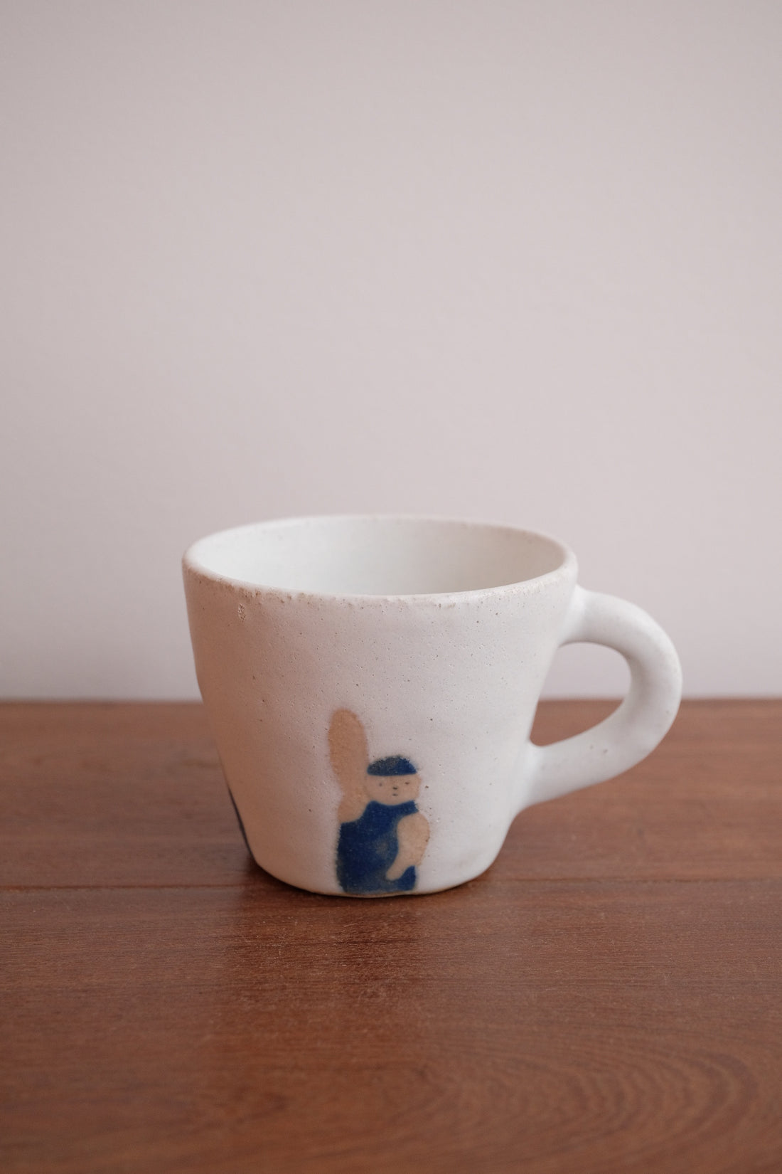 Aya Watanuki 綿貫彩 Mug Large - White Swimming