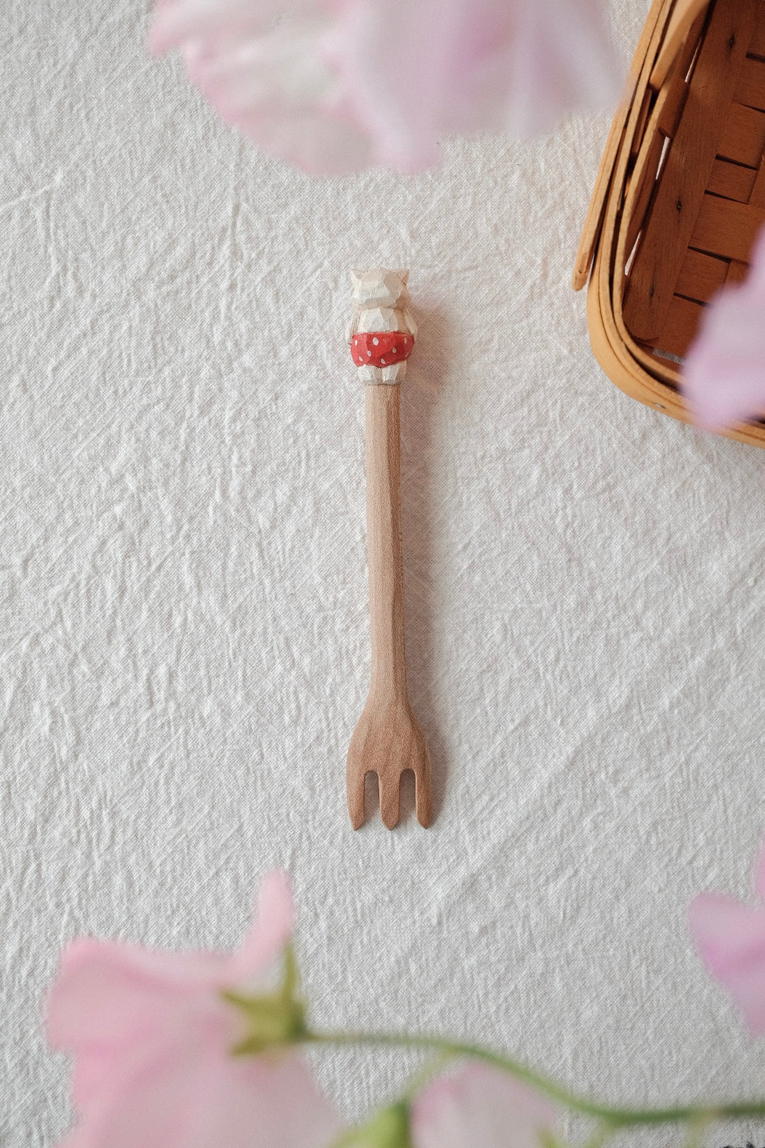 Ayataro Large Fork - Cat in Red Pants - aya14