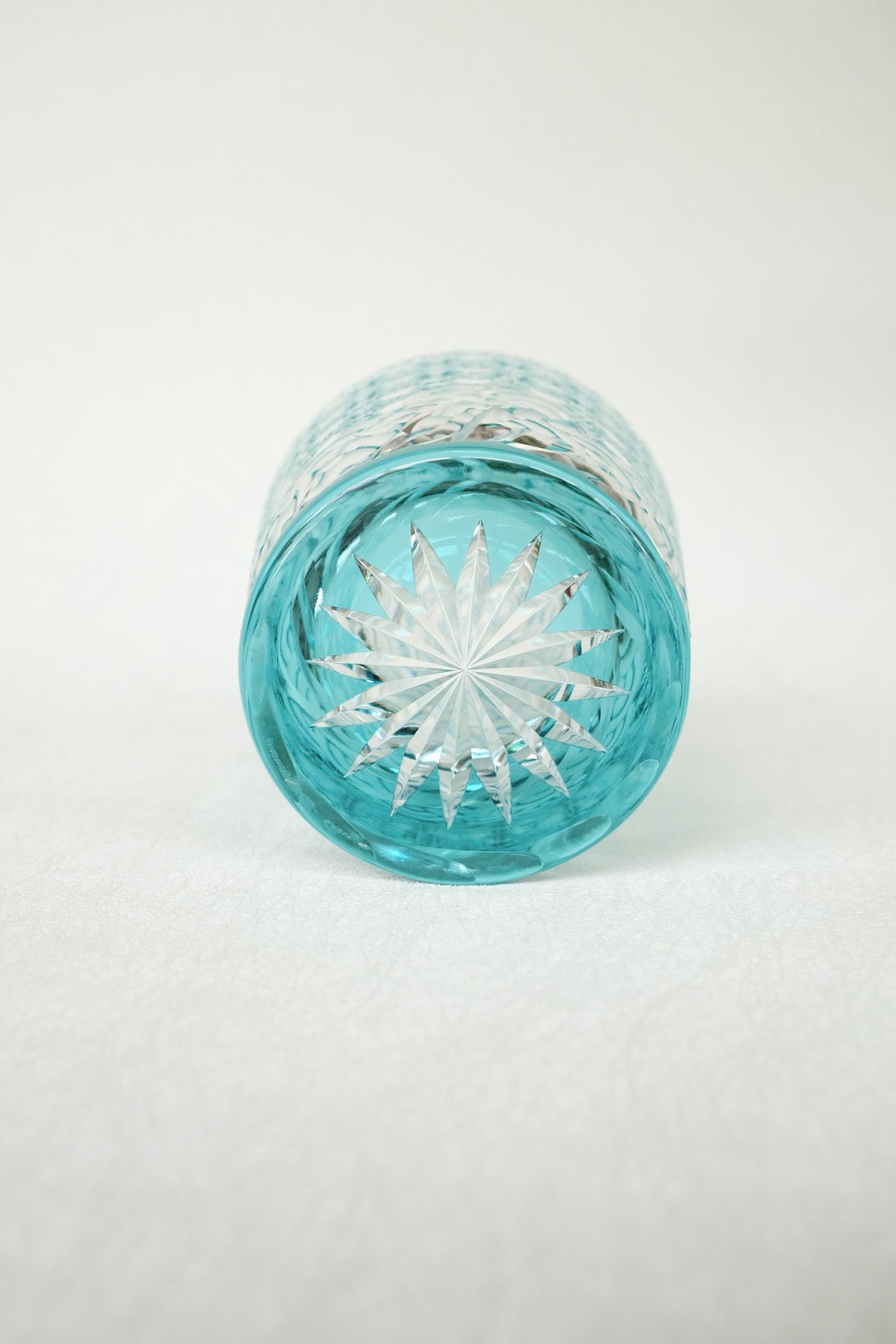 Harisho Yamada Glass - 漣-sazanami Whiskey Crystal Glass - Light Blue