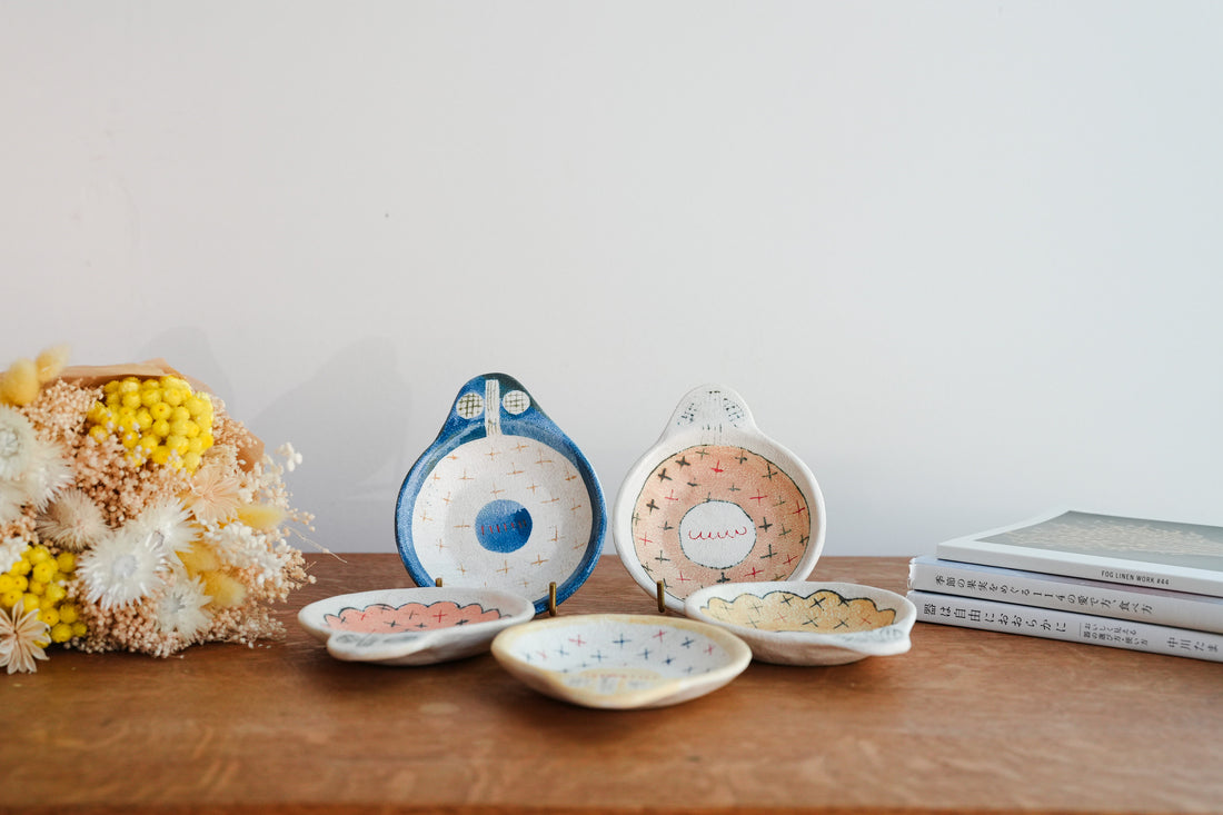 Hapun Pottery 拝志睦子 Mini Plate HP23