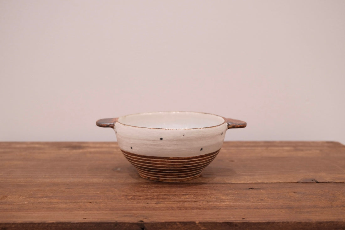 Emishi Kobo 池田匡優&美弥子 - Double Handled Bowl EK10