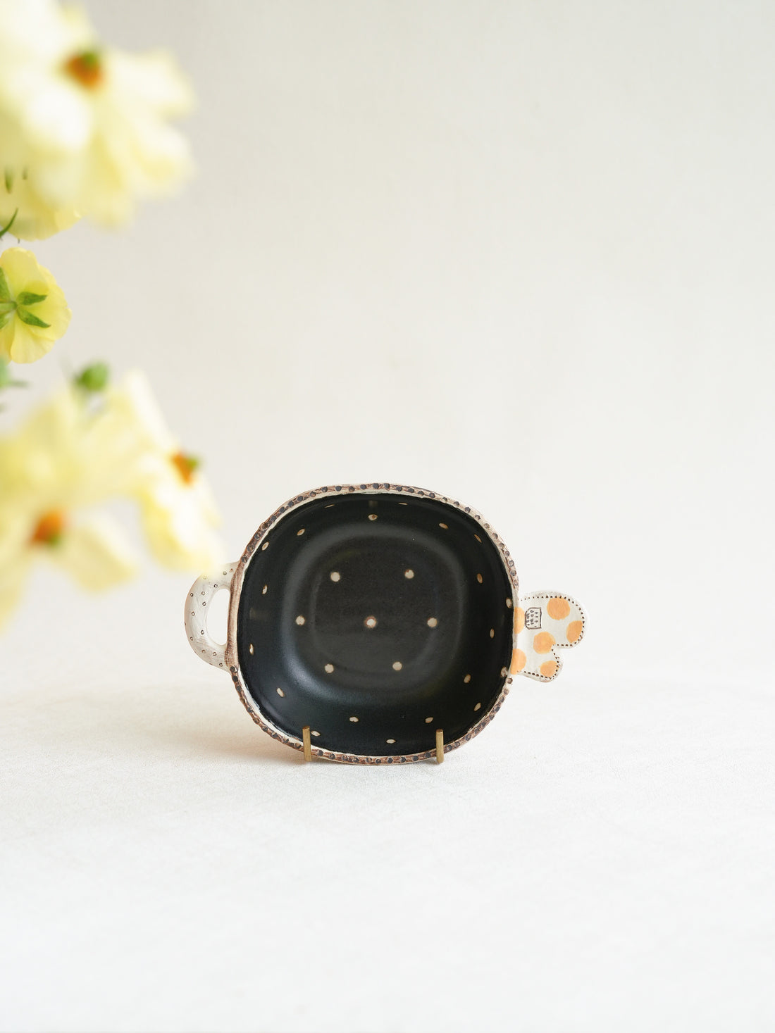 Misuzu Ishigami 石神美鈴 Small Double Handled Animal Square Plate MIS12