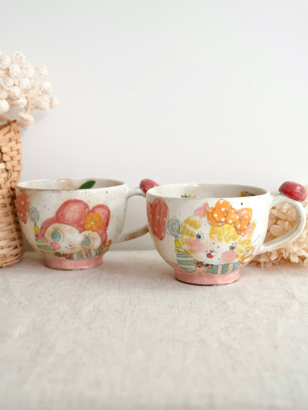 Asako Yamaguchi 山口麻子 Animal Large Round Mug AI02
