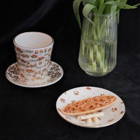 Natsumi Iino 飯野夏實 Free Cup - Golden Floral NI017