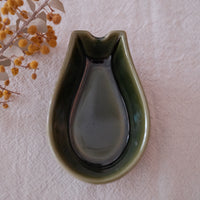 Japan Made Ceramic Spoon and Spoon Rest