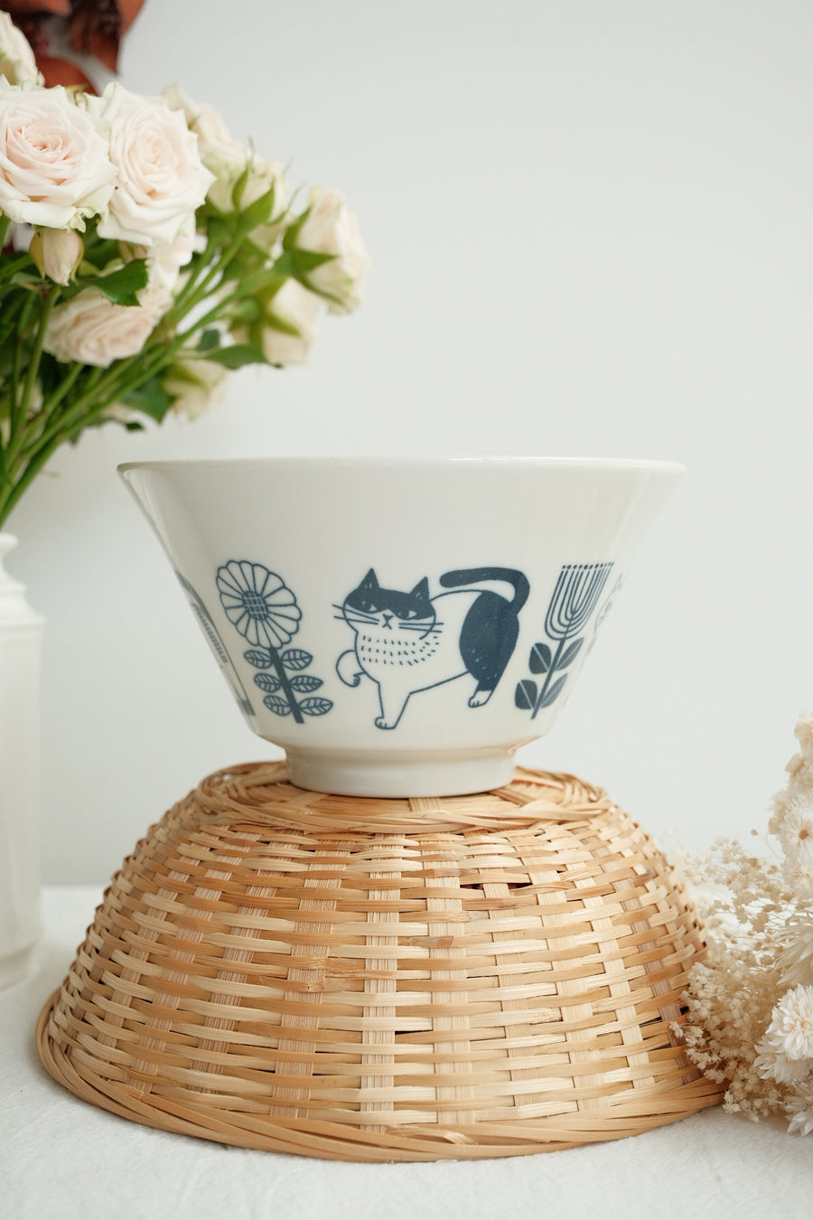 Hasami Ware Ramen Bowl Cat Collection