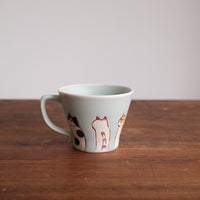 Hasami Ware Matte Cat Mug