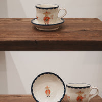 Yukiko Nagahama 長浜由起子 - Christmas Mug with Saucer YN01