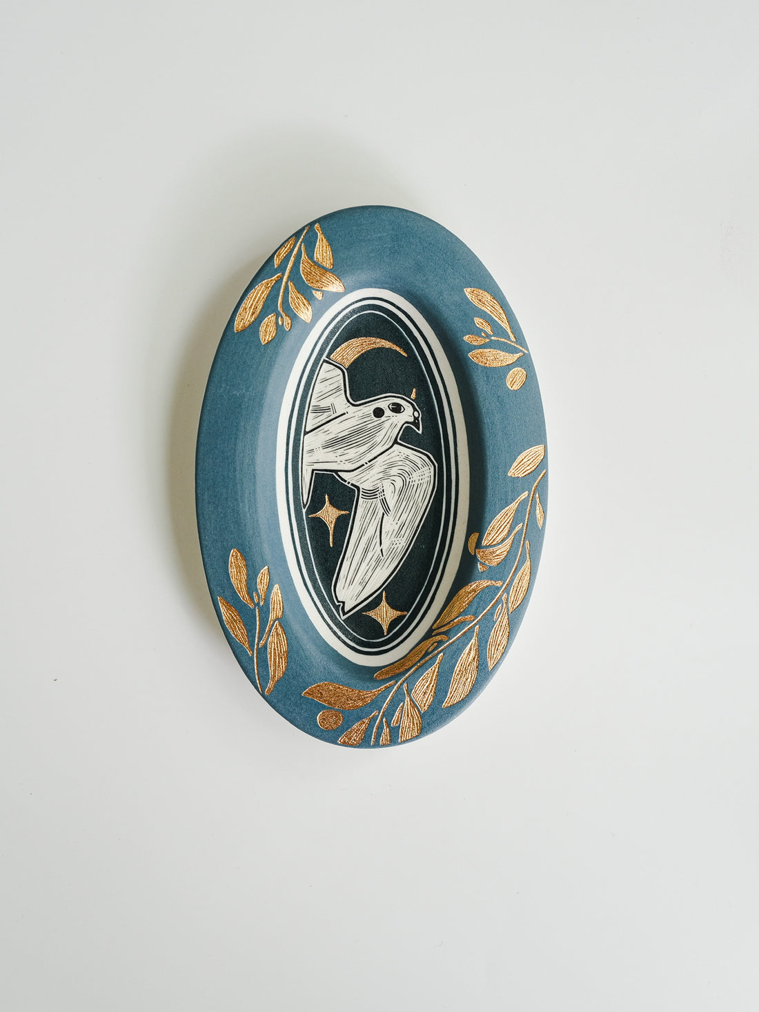 Shirogarasu Studio Pigeon Plate BY25