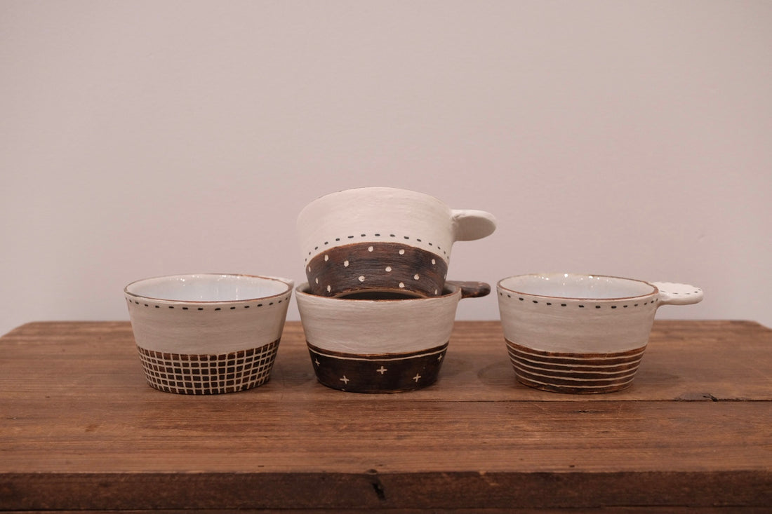 Emishi Kobo 池田匡優&美弥子 - Bowl with Handle EK22