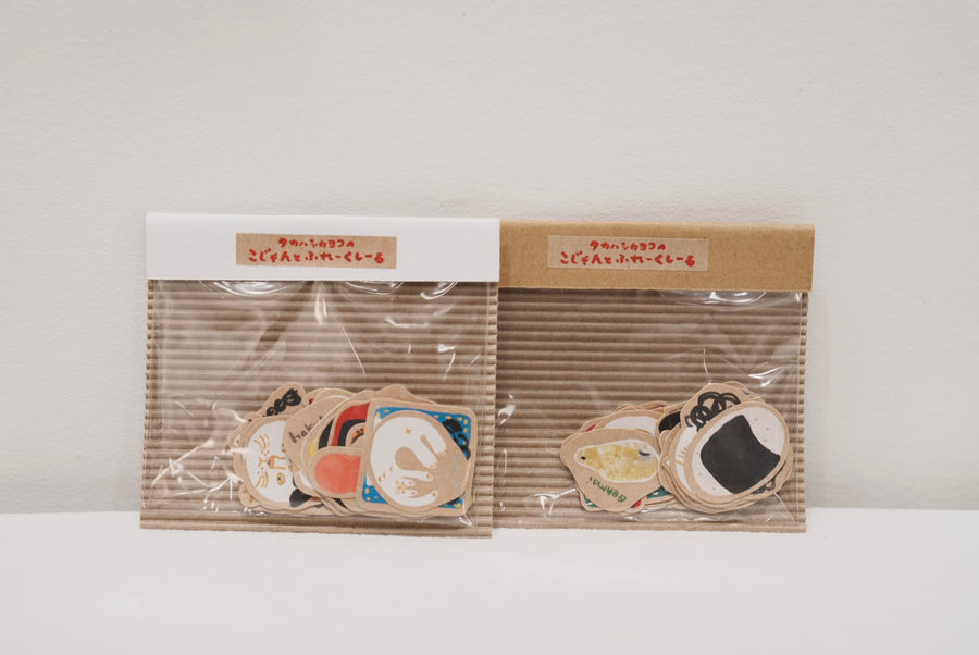 Kayoko Takahashi Sticker Flakes Brown KT04