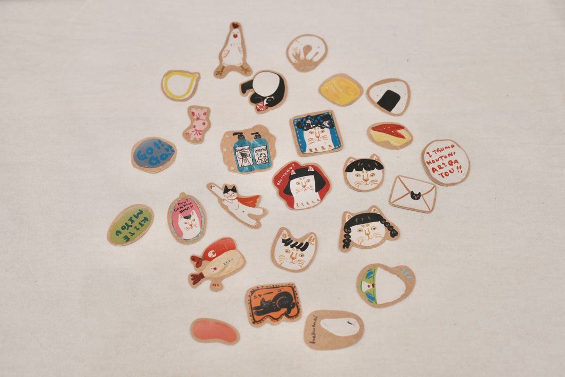 Kayoko Takahashi Sticker Flakes White KT05