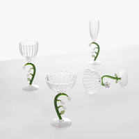 ICHENDORF BOTANICA optical stemmed glass