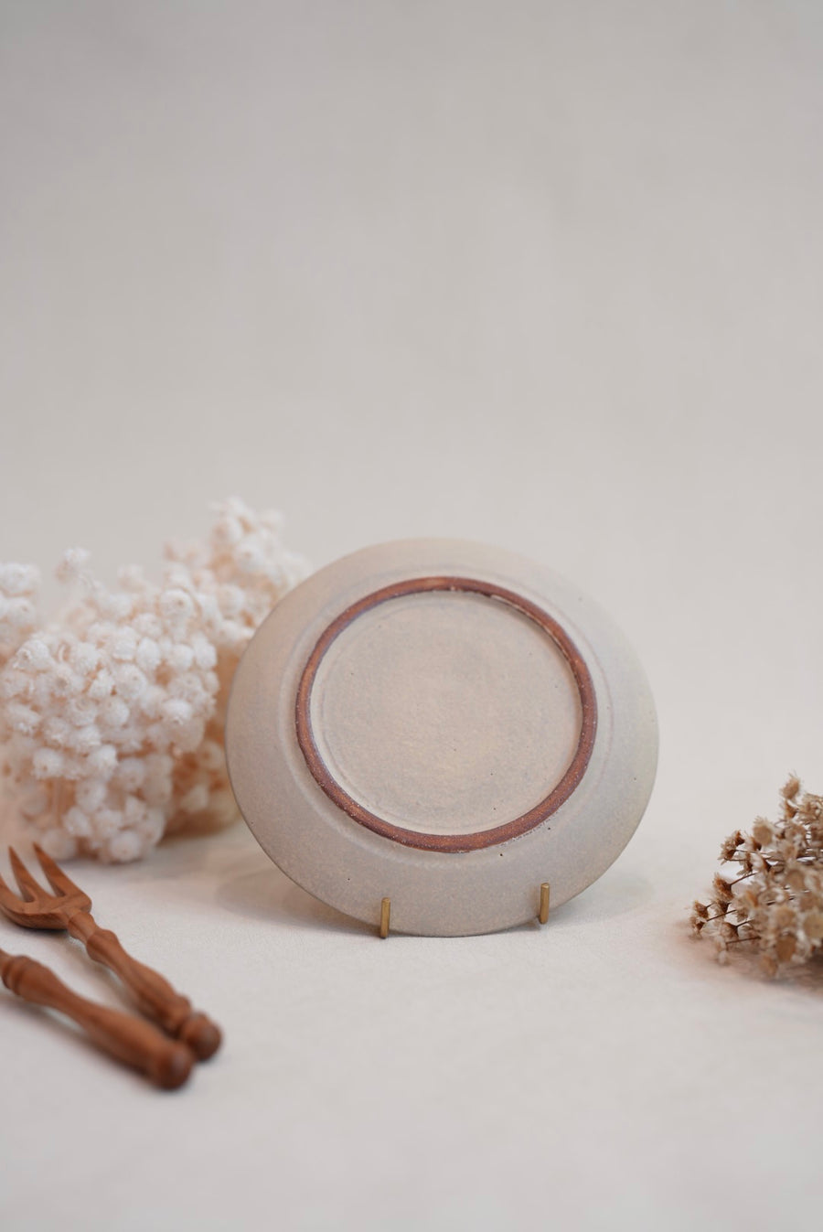 Kei Mitsumochi ミツ持啓 Flower Rim Small Plate KM83