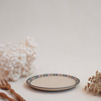 Kei Mitsumochi ミツ持啓 Flower Rim Small Plate KM83