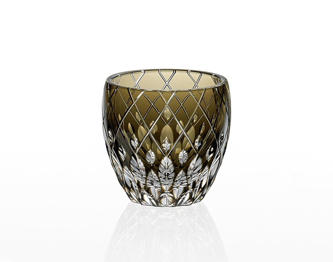 Kagami Crystal - Sake Glass, Edo Kiriko By Hideaki Shinozaki, Master of traditional crafts