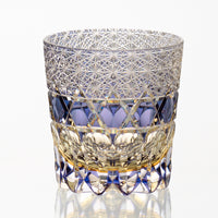 Whiskey Glass, Edo Kiriko Kasaneirome "Shihou"