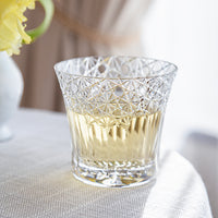 Kagami Crystal - Whiskey Glass, Edo Kiriko “Yume-iro” White