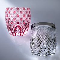 Kagami Crystal - Whiskey Glass, Edo Kiriko "Saika"