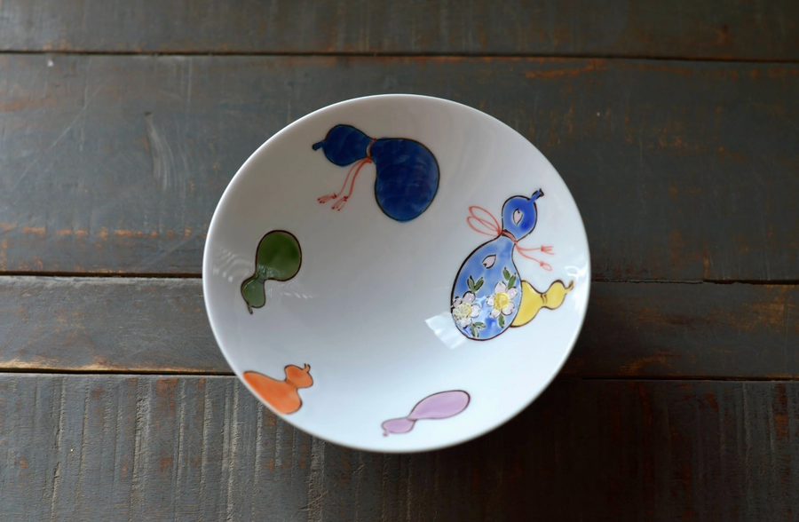 Hakusan Hasami Flat Bowl