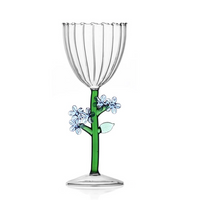 ICHENDORF BOTANICA optical stemmed glass