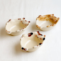 Hasami Arita ware Friendly Cat Small Bowl