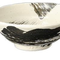 Minoware Ramen Bowl Don Bowl Black & White