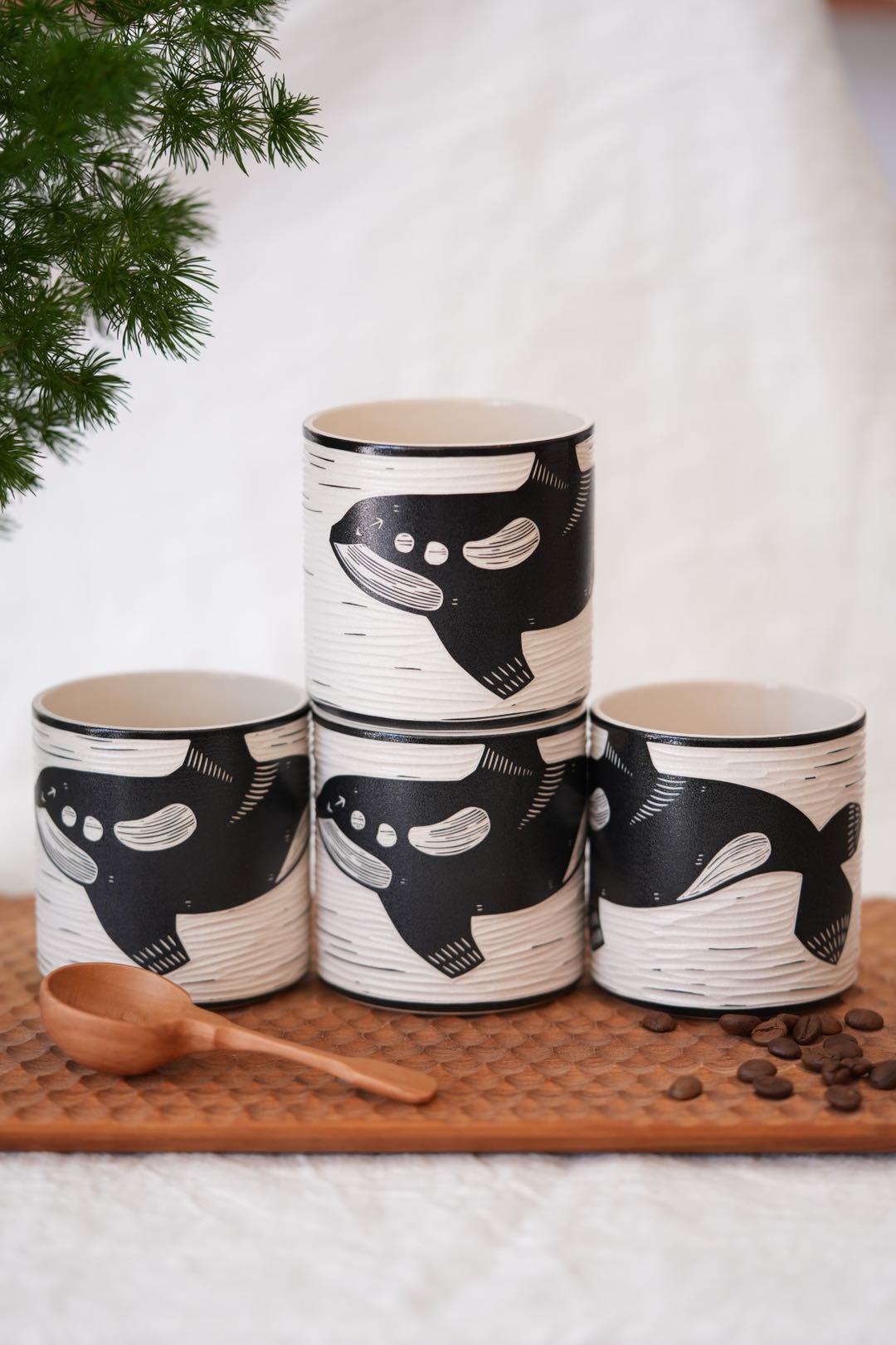 BAIYA Studio Handmade Orca Cup