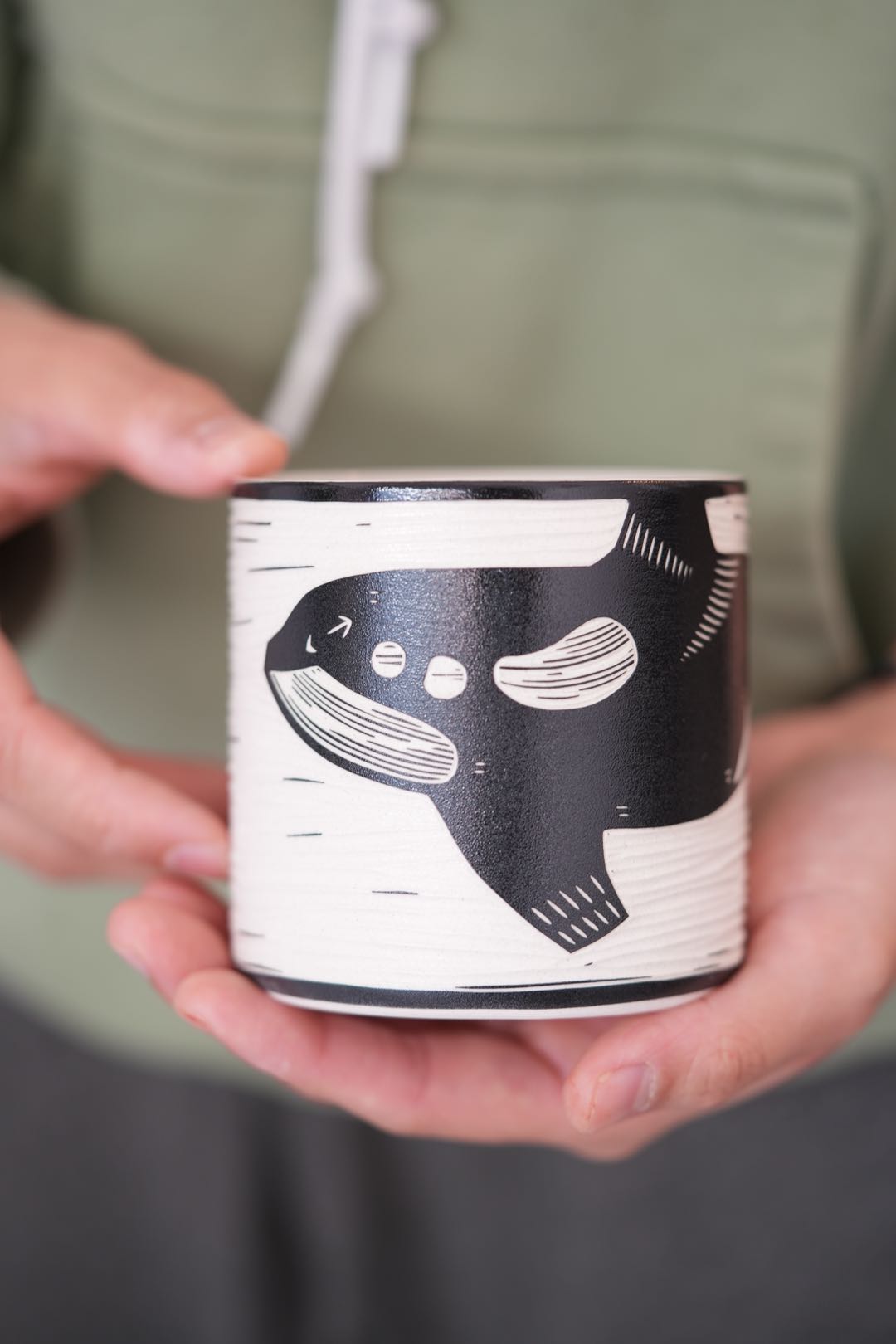 BAIYA Studio Handmade Orca Cup